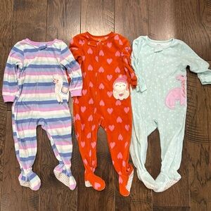 Carters Zip pajamas